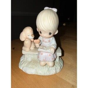 1995 Precious Moments Figurine, Loving Is Sharing